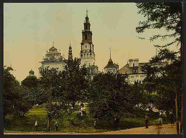 Vintage The church  Czestochowa A4 Photo Print