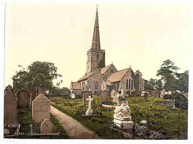 Vintage The church Lydney A4 Photo Print