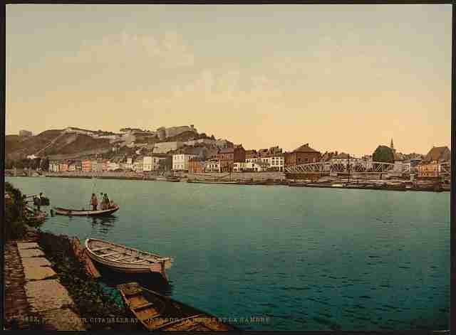 Vintage The citadel Namur A4 Photo Print