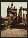Vintage The clock gate Bordeaux A4 Photo Print