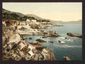 Vintage The coast Nervi Genoa A4 Photo Print