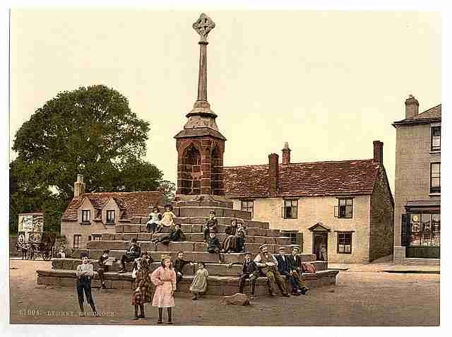 Vintage The cross Lydney A4 Photo Print