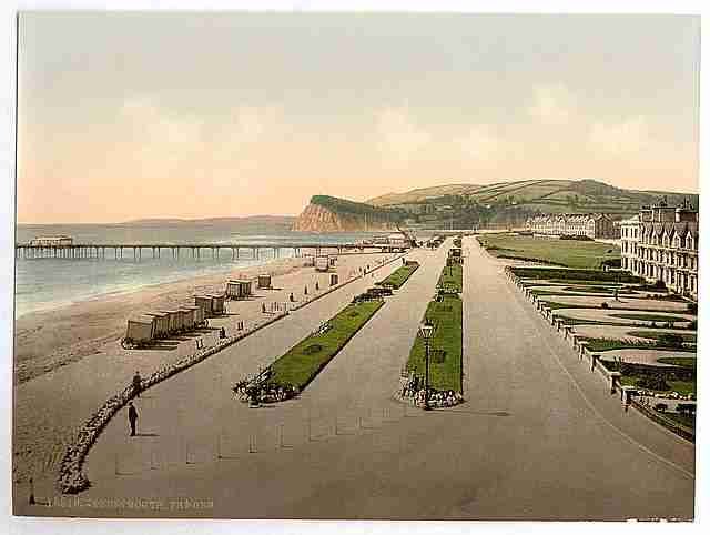 Vintage The den Teignmouth A4 Photo Print