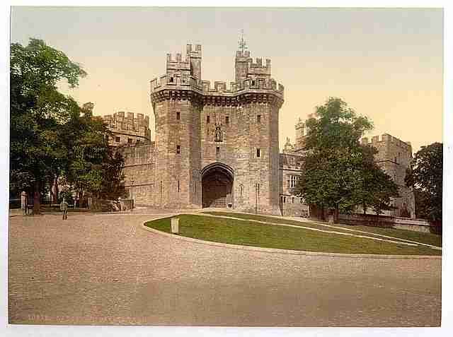 Vintage The gateway Lancaster Castle A4 Photo Print