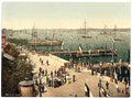 Vintage The harbor III Kiel Schleswig Holstein A4 Photo Print