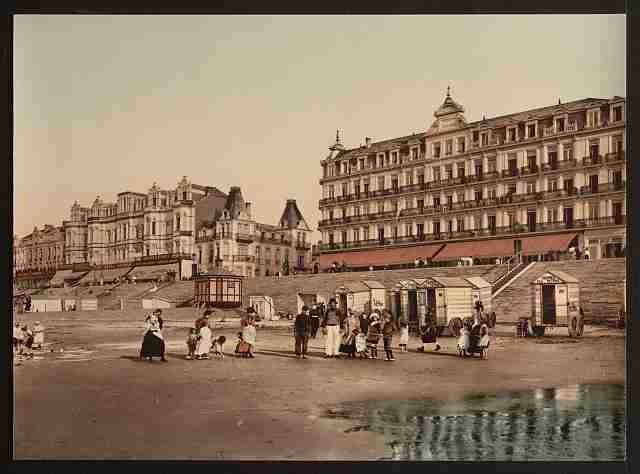 Vintage The hotels Blankenberghe A4 Photo Print
