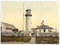 Vintage The lighthouse Helgoland A4 Photo Print