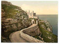 Vintage The lighthouse Llandudno A4 Photo Print