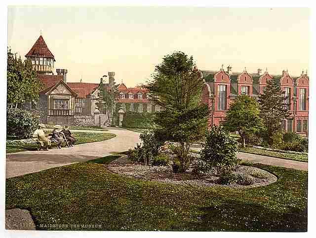 Vintage The museum Maidstone A4 Photo Print