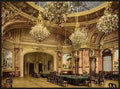 Vintage The new gambling room Monte Carlo A4 Photo Print