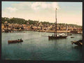 Vintage The outer port Trouville A4 Photo Print