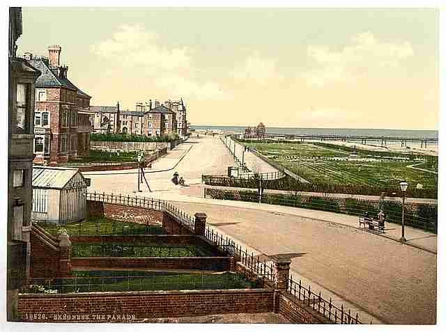Vintage The parade Skegness A4 Photo Print