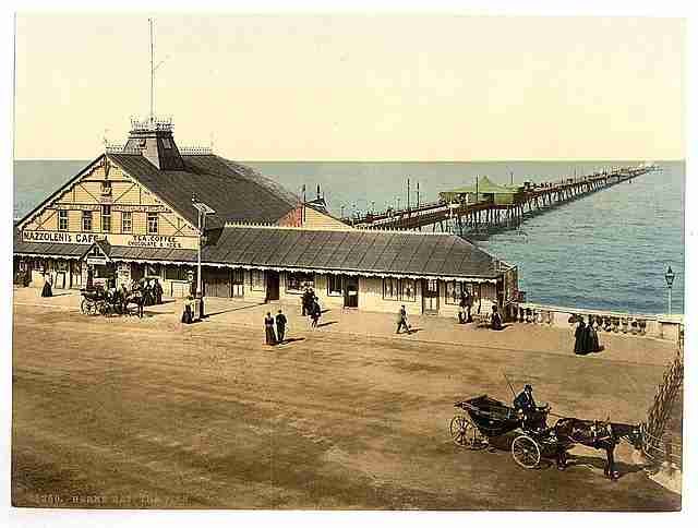 Vintage The pier Herne Bay A4 Photo Print