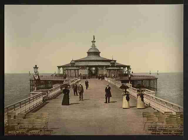 Vintage The pier II Blankenberghe A4 Photo Print