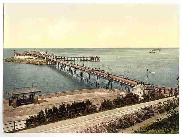 Vintage The pier II Weston super Mare A4 Photo Print