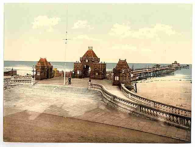 Vintage The pier Skegness A4 Photo Print