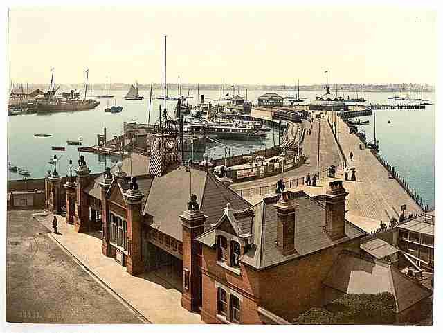 Vintage The pier Southampton A4 Photo Print