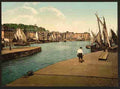 Vintage The port Honfleur A4 Photo Print