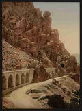 Vintage The ravine II El Cantara A4 Photo Print
