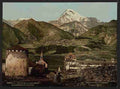 Vintage The road the first bridge I Groussie A4 Photo Print
