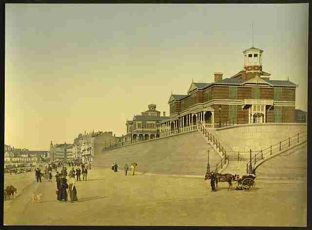 Vintage The royal chalet Ostend A4 Photo Print