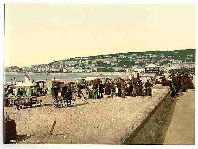 Vintage The sands Weston super Mare A4 Photo Print