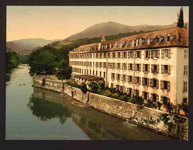 Vintage The seminary Bétharram Pyrenees A4 Photo Print