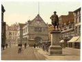 Vintage The square Shrewsbury A4 Photo Print