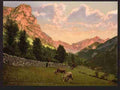 Vintage The suburbs Eaux Bonnes Pyrenees A4 Photo Print