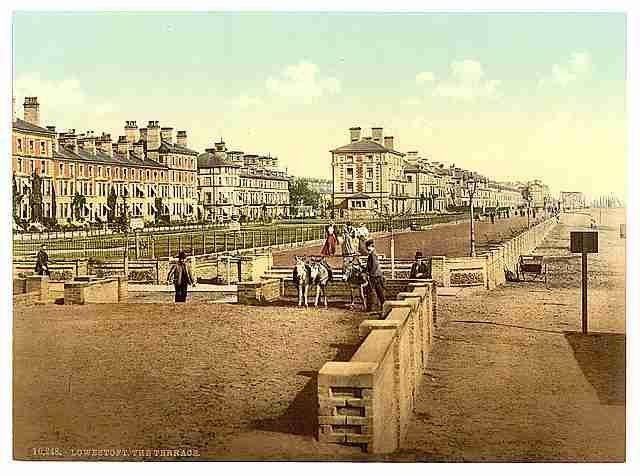 Vintage The terrace Lowestoft A4 Photo Print