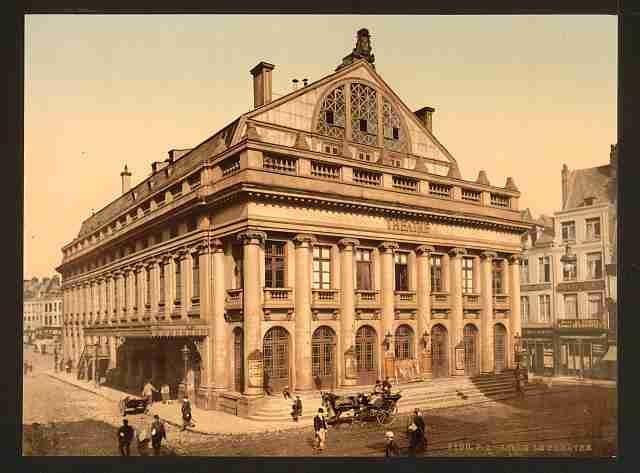 Vintage The theatre Lillie A4 Photo Print
