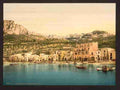 Vintage The town Capri Island A4 Photo Print