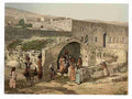 Vintage The virgins fountain Nazareth A4 Photo Print