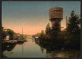 Vintage The water tower Delft A4 Photo Print