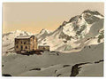 Vintage Theodulpass with Club Cottage Valais Alps of A4 Photo Print