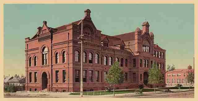 Vintage Throop Polytechnic Institute Pasadena A4 Photo Print