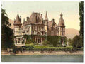 Vintage Thun Shadau Castle Bernese Oberland A4 Photo Print