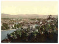 Vintage Thun general view III Bernese Oberland A4 Photo Print