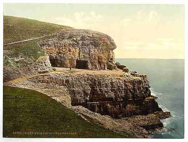 Vintage Tilly Whim Caves Swanage A4 Photo Print