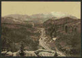 Vintage Timber line Pikes Peak railway A4 Photo Print