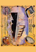 Vintage Titanic A4 Photo Print