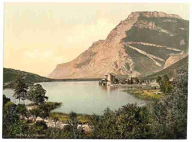 Vintage Toblino general view Tyrol A4 Photo Print