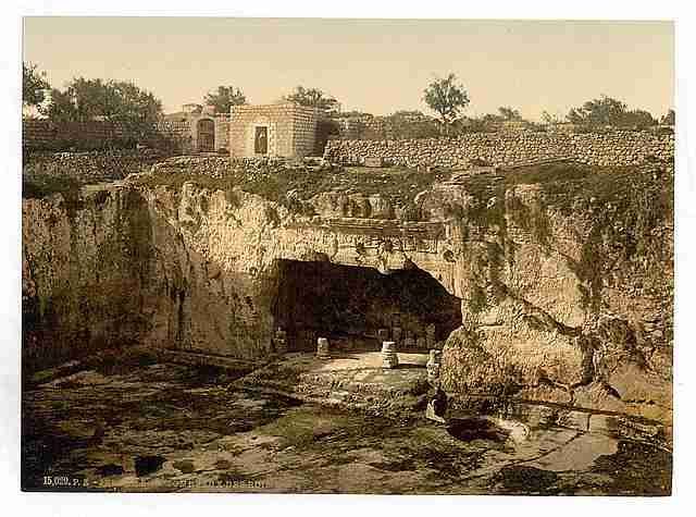 Vintage Tombs of the kings Jerusalem A4 Photo Print