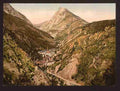 Vintage Toscolana Valley at Maino general view Lake Garda A4 Photo Print