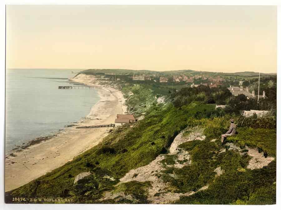 Vintage Totland Bay Isle Of Wight England A4 Photo Print