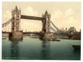 Vintage Tower Bridge Iiilondon England A4 Photo Print