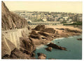 Vintage Town And Beach From Capstone Ilfracombe England A4 Photo Print