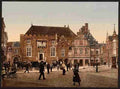 Vintage Town hall Haarlem A4 Photo Print