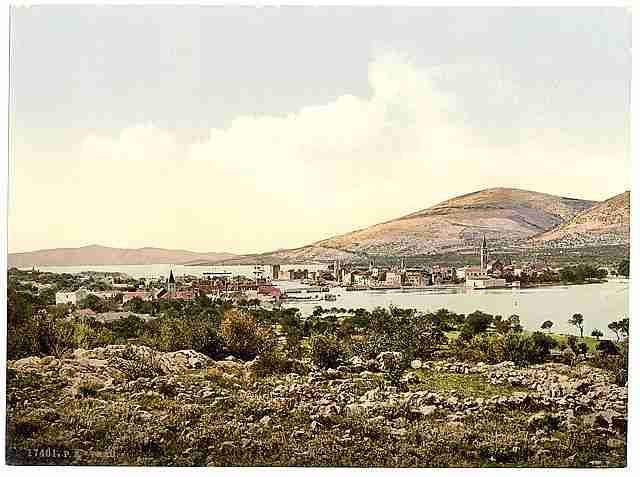 Vintage Traû II general view Dalmatia A4 Photo Print