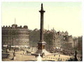 Vintage Trafalgar Square London A4 Photo Print